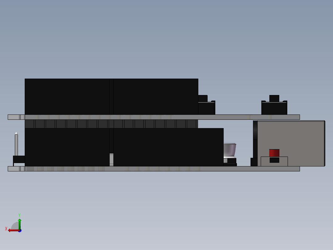 Arduino控制板+扩展板后视图