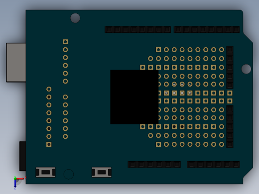 Arduino控制板+扩展板俯视缩略图