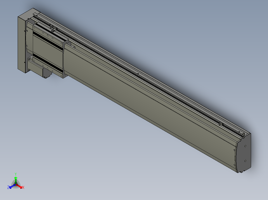 VF丝杆传动-一般环境VF22-S1200-BL主视图
