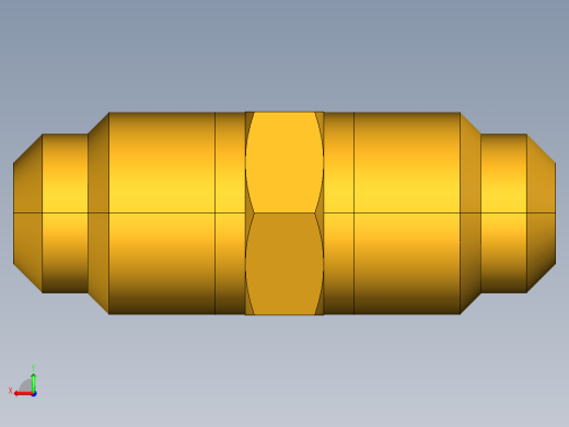 扩口式工业通用硬管接头Union 42F-4后视缩略图