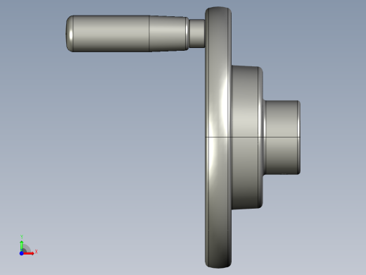 手輪(安裝重力指示器用)(A)DHW-3D多系列多零件图纸模型前视缩略图