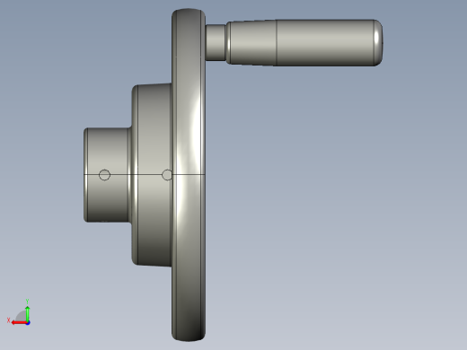 手輪(安裝重力指示器用)(A)DHW-3D多系列多零件图纸模型后视缩略图