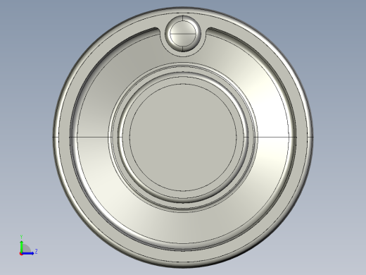手輪(安裝重力指示器用)(A)DHW-3D多系列多零件图纸模型左视缩略图