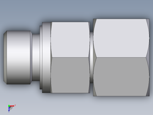 卡套式工业通用硬管接头EO_Swivel_connector_EGE12SREDCF俯视缩略图