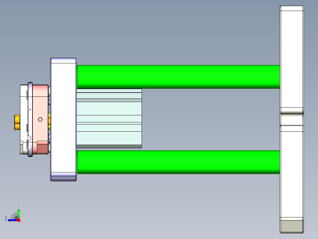 ZX550-笔记本CNC工装夹具三维模型CNC6-0519右视图