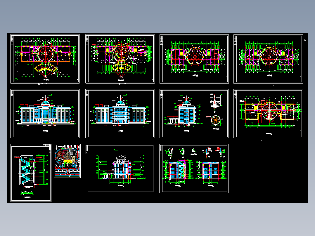 住宅小区会所施工图