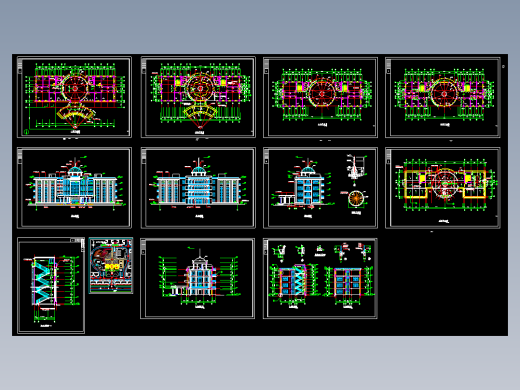 住宅小区会所施工图