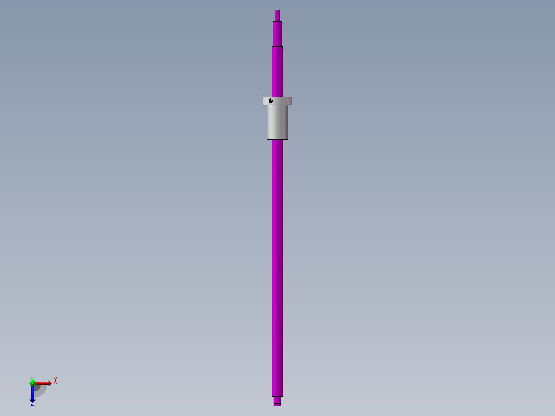 丝杆16X540俯视图