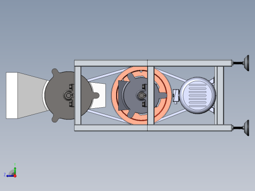 树枝粉碎机sw19可编辑右视缩略图