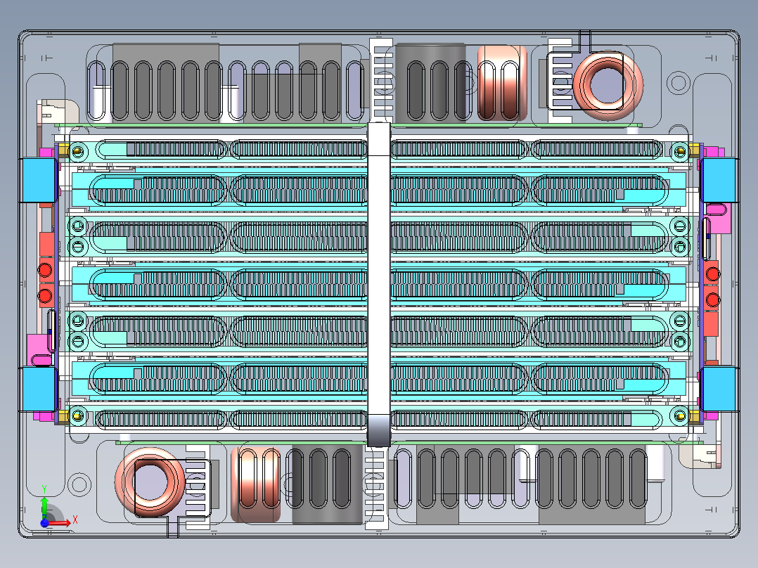 油冷矿机sw21可编辑前视图