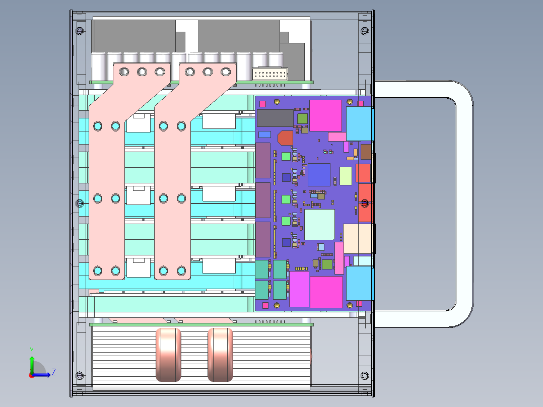 油冷矿机sw21可编辑左视图