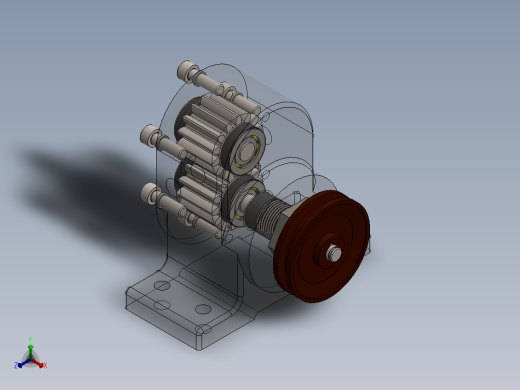 齿轮泵 (2)正等轴测缩略图