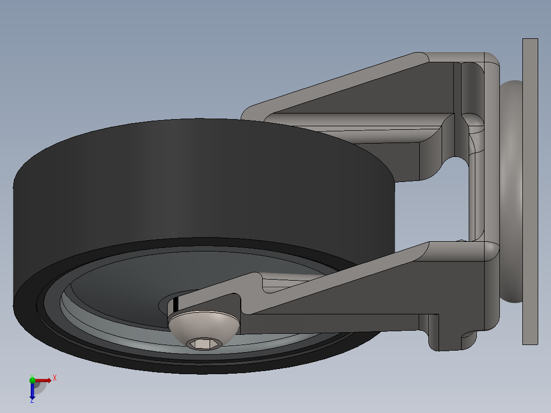 万向轮、脚轮(121)俯视图