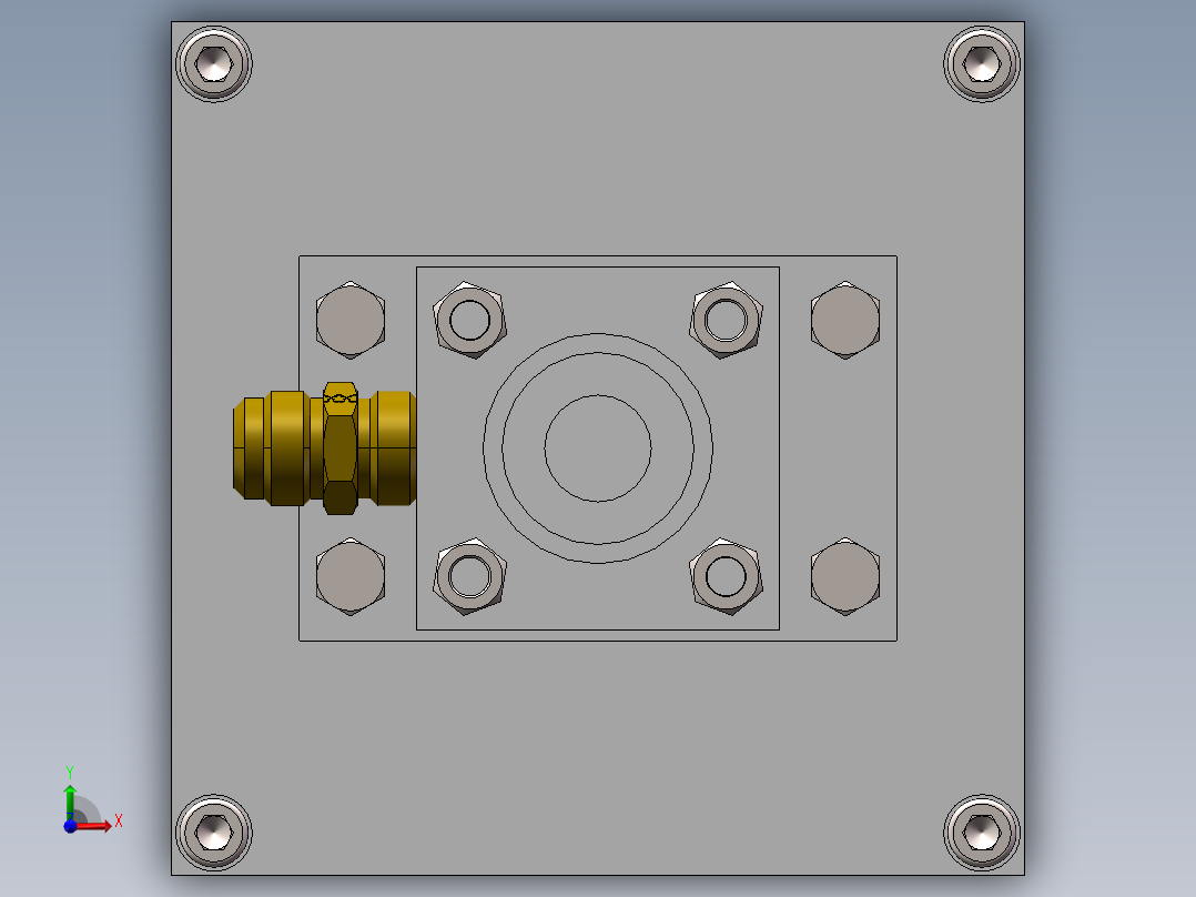 压装工装前视图