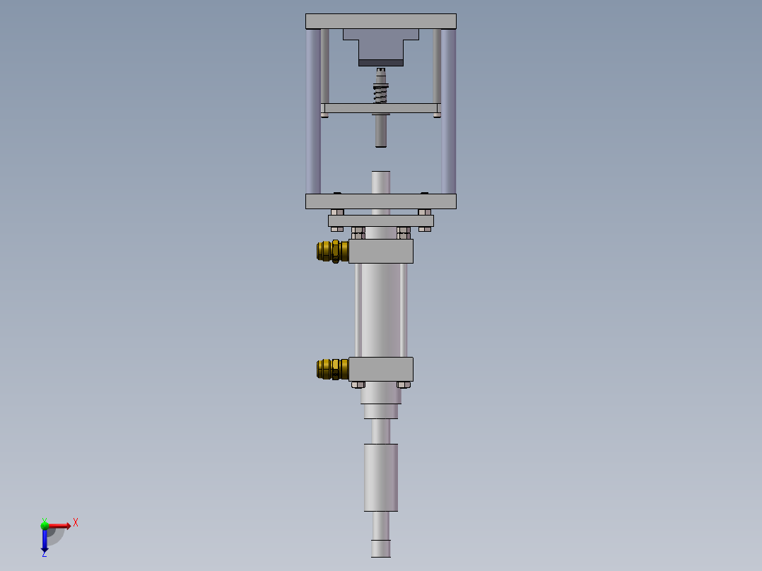 压装工装俯视图