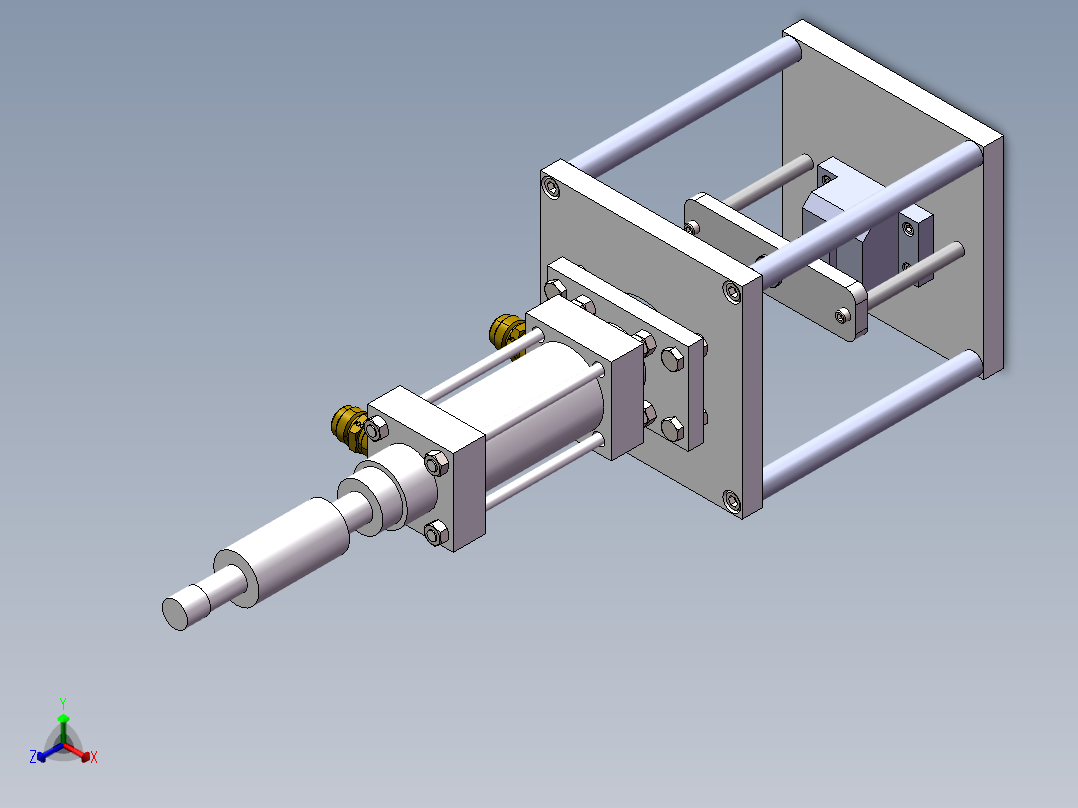 压装工装正等轴测图