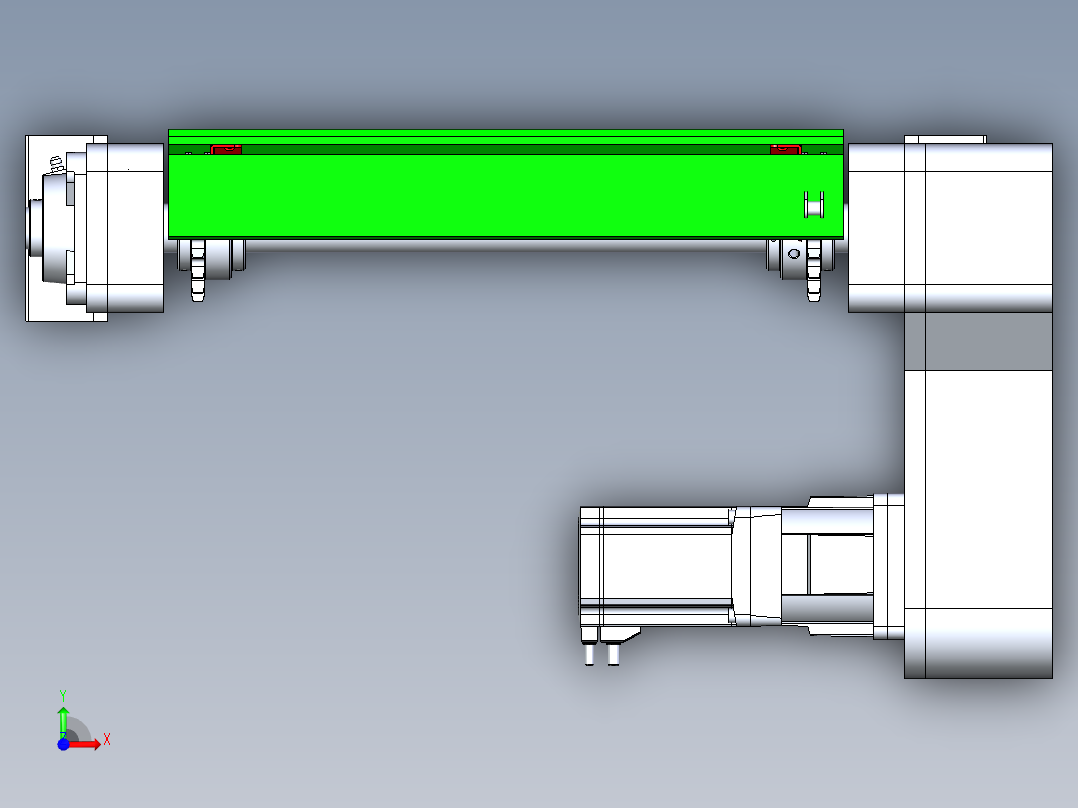 链板线设备-主体前视图