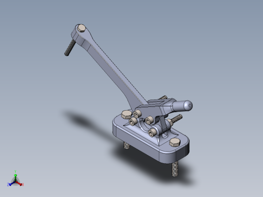 夹紧钳正等轴测缩略图