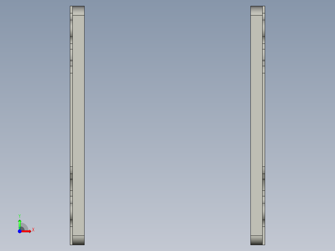 2.5英寸SATA硬盘盒前视图