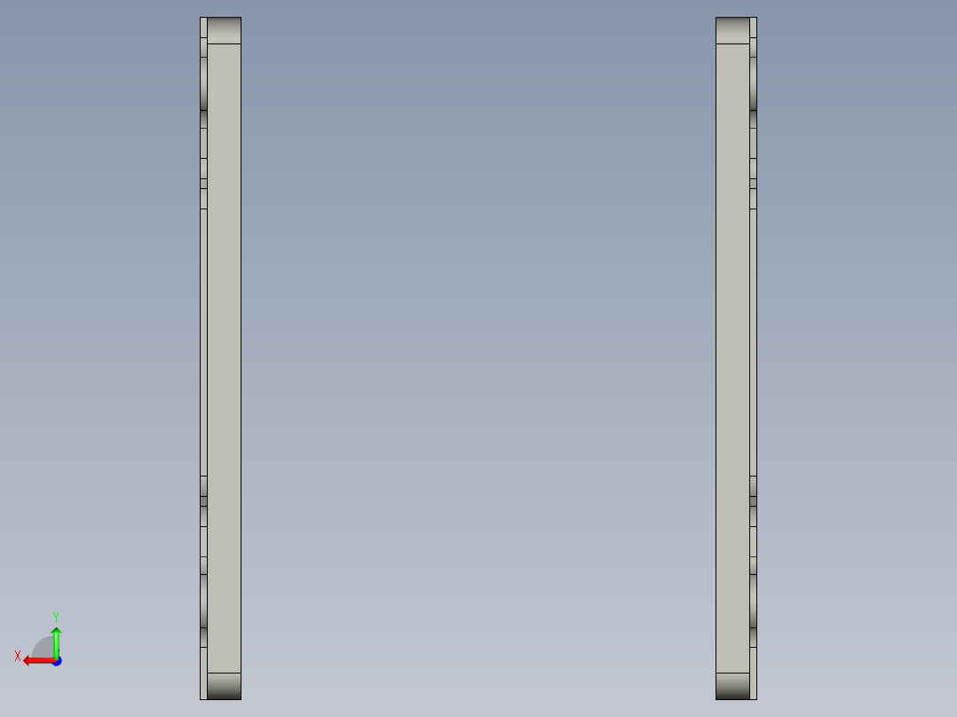 2.5英寸SATA硬盘盒后视图