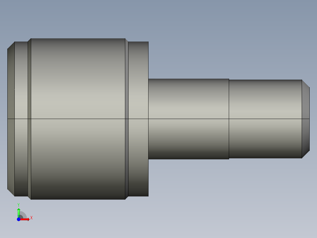 微型凸轮轴承随动器CFFAM4-8前视图