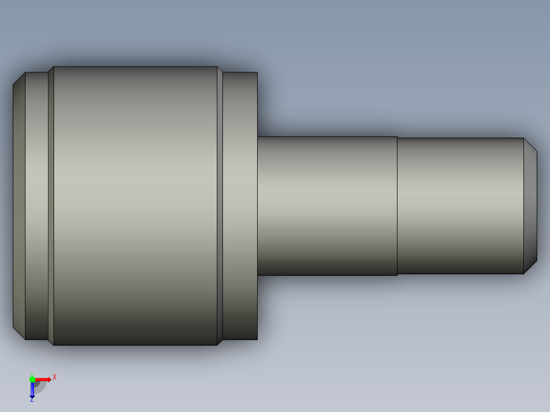 微型凸轮轴承随动器CFFAM4-8俯视图
