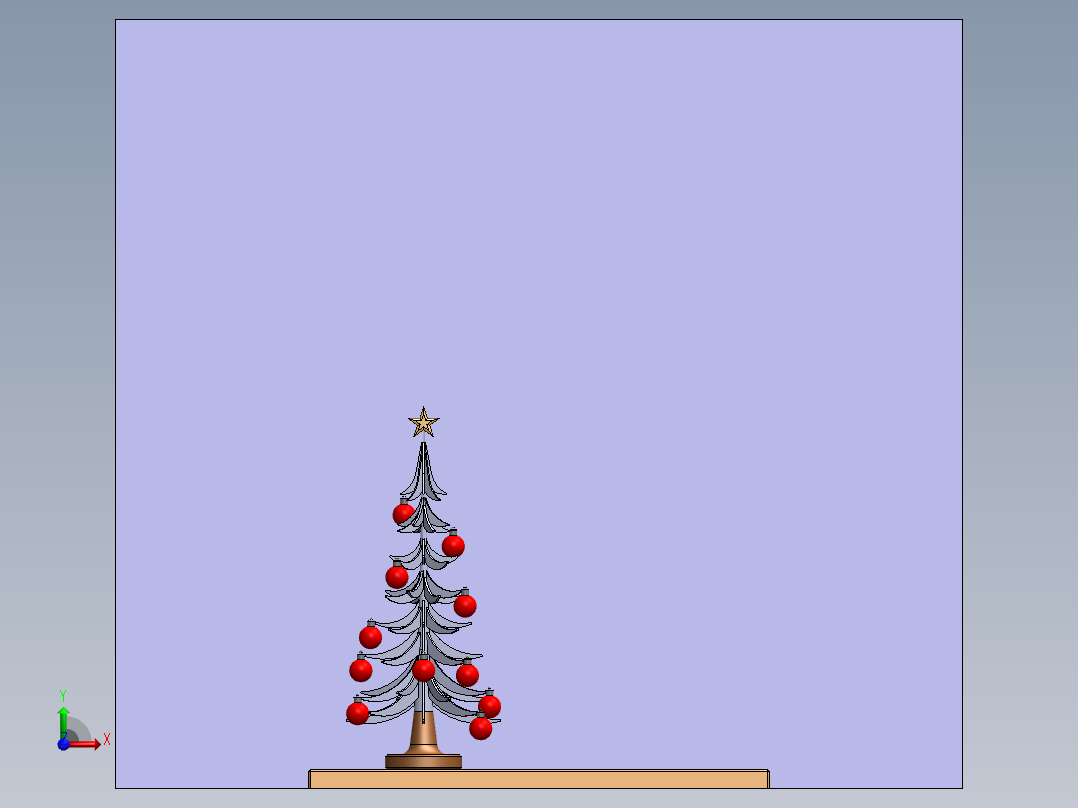 圣诞快乐，新年快乐前视图