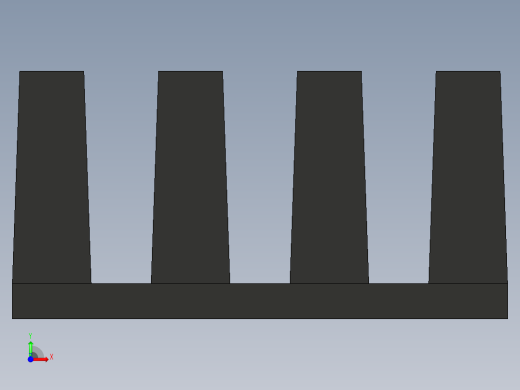 适用于raspberry pi 13的黑色铝制散热器前视缩略图