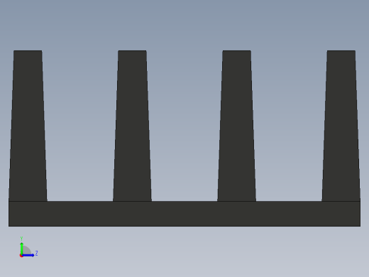 适用于raspberry pi 13的黑色铝制散热器左视缩略图