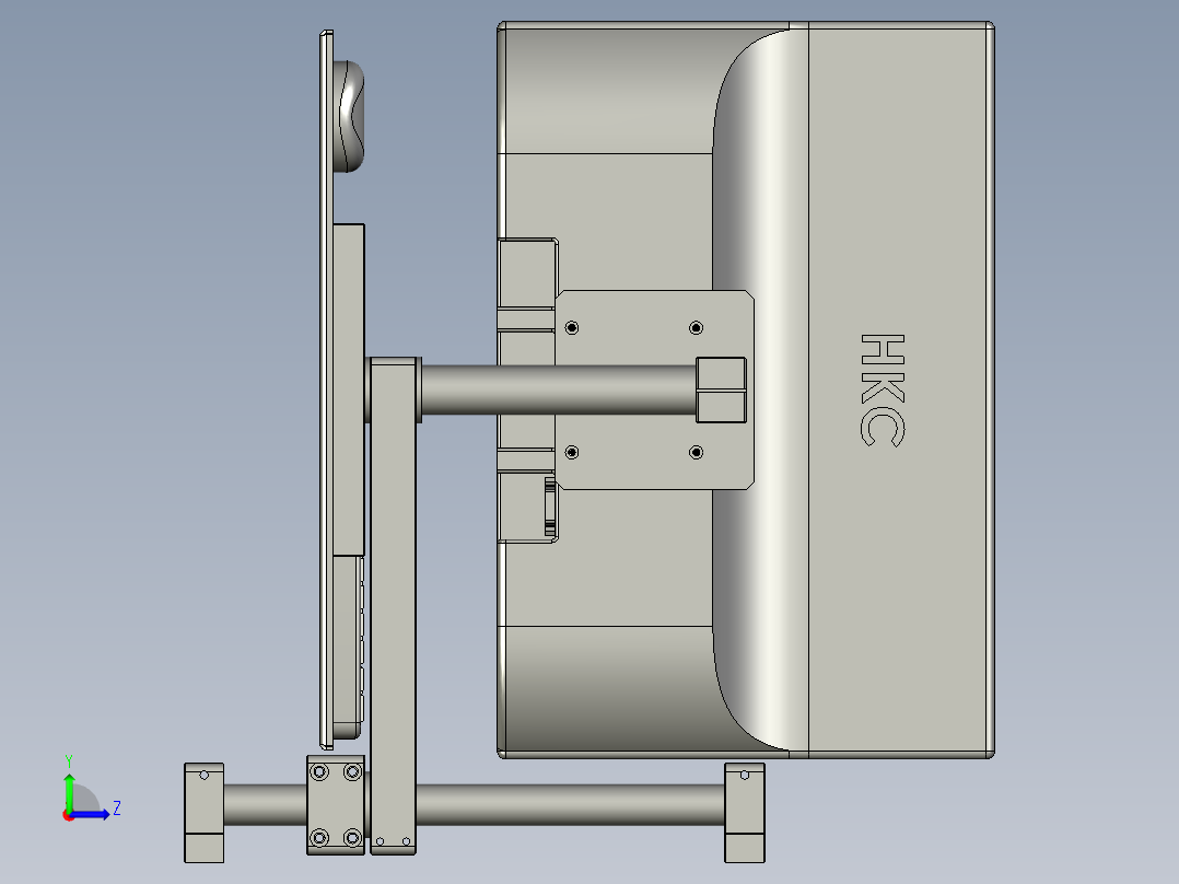 01-00-04-鍵盤固定組左视图