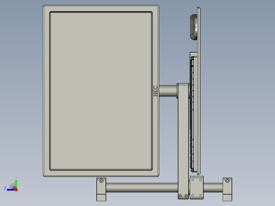 01-00-04-鍵盤固定組右视图