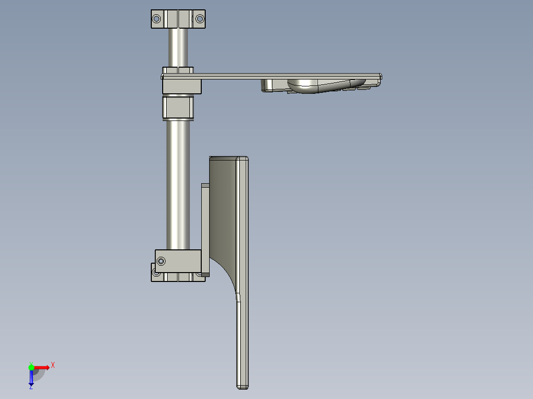 01-00-04-鍵盤固定組俯视图