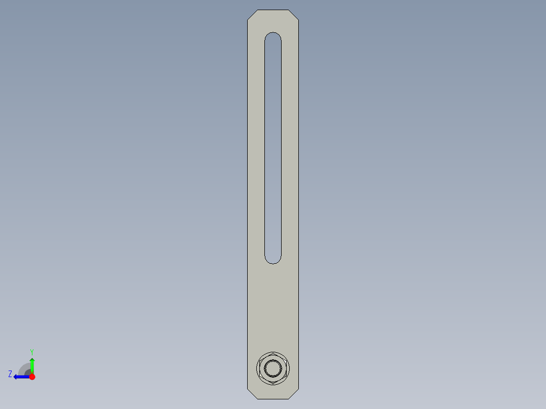 收卷滑杆右视图