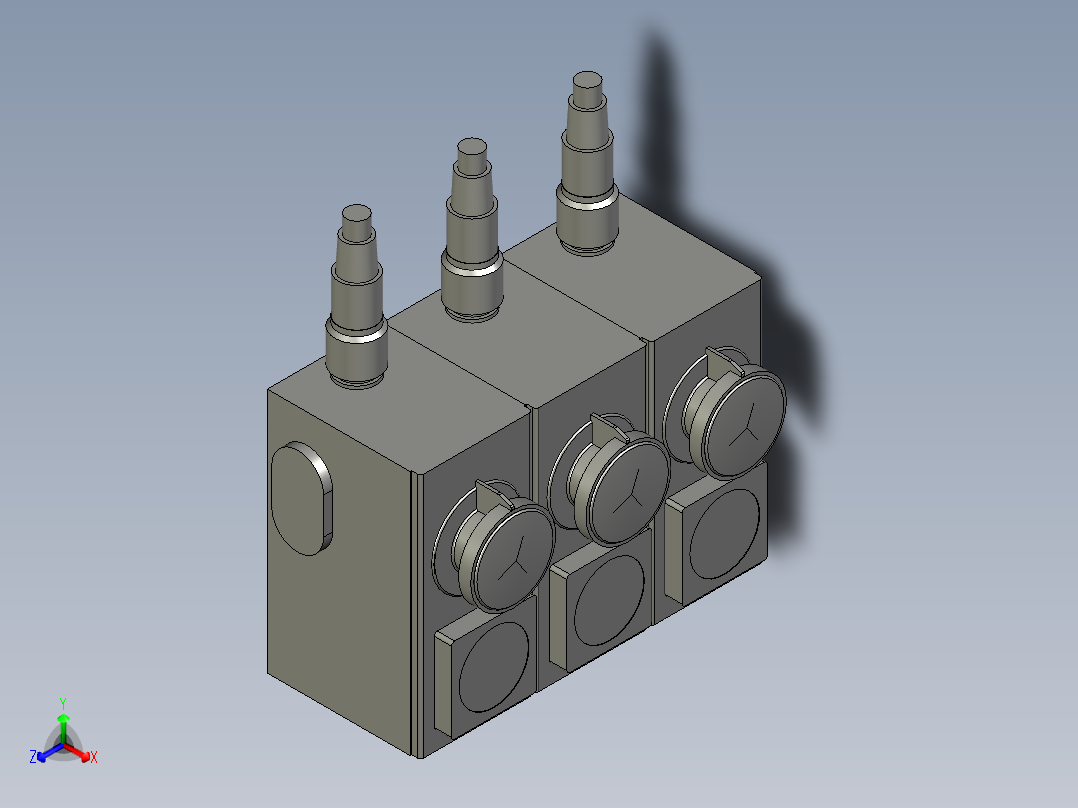 钢筋自动卷捆成型设备设计-IISA2NPR-3_E4正等轴测图