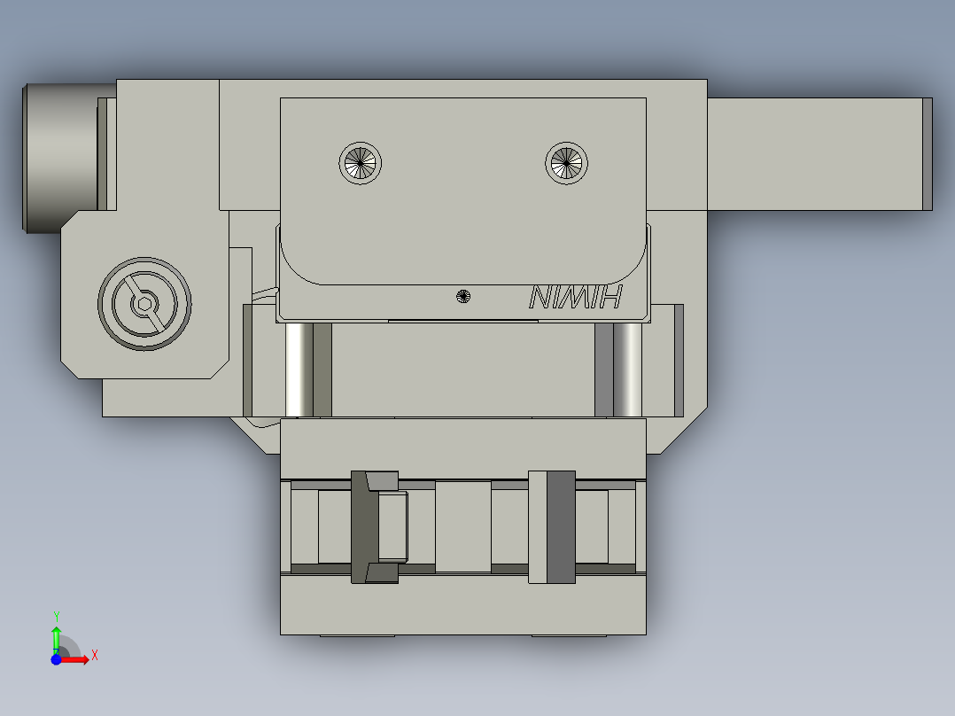 下料气动Z轴前视图