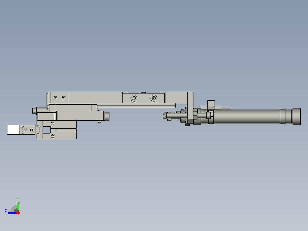 下料气动Z轴右视图