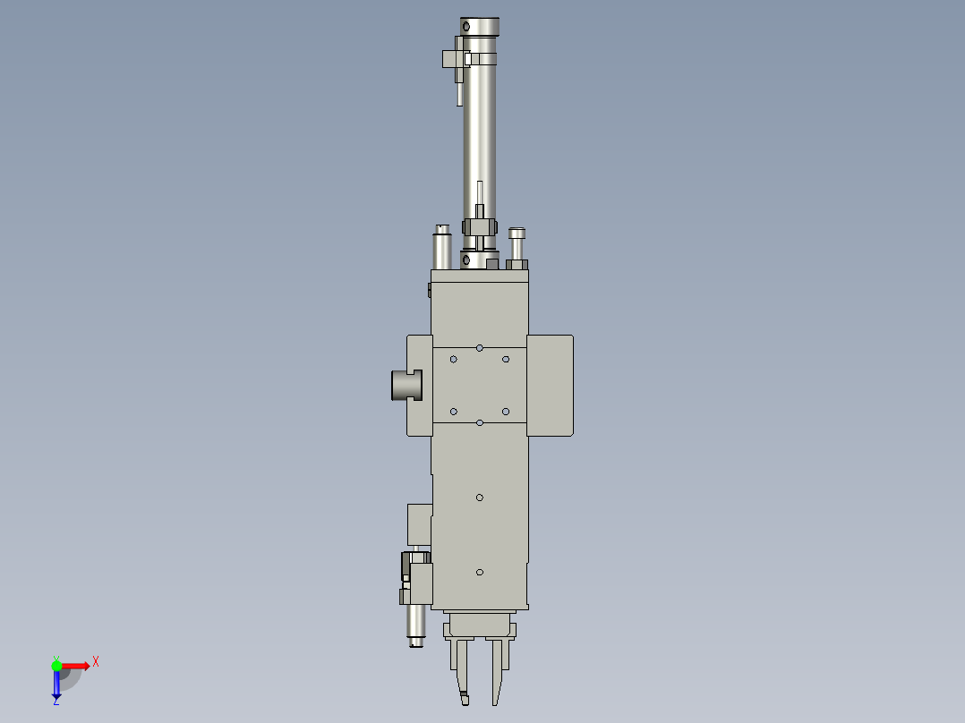 下料气动Z轴俯视图