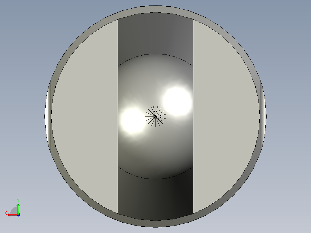 ROB-CA单耳环型中低压油缸ROB-100300-CA后视图