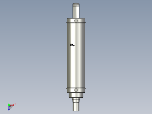 ROB-CA单耳环型中低压油缸ROB-100300-CA俯视缩略图