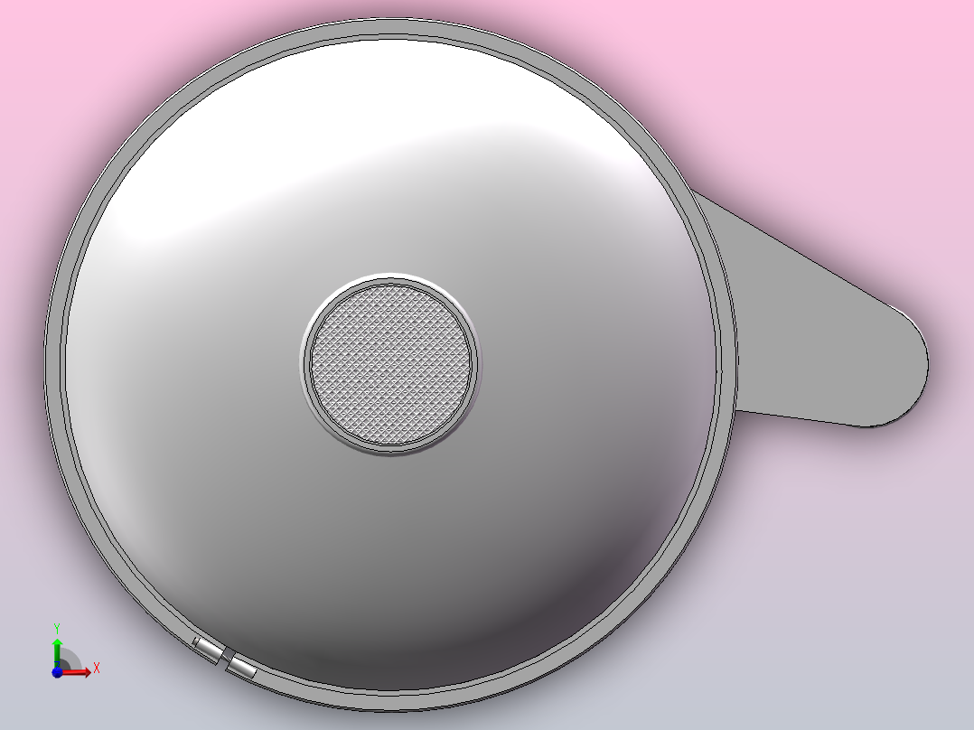 旋振筛3D模型前视图