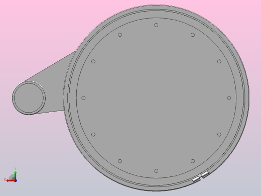 旋振筛3D模型后视缩略图