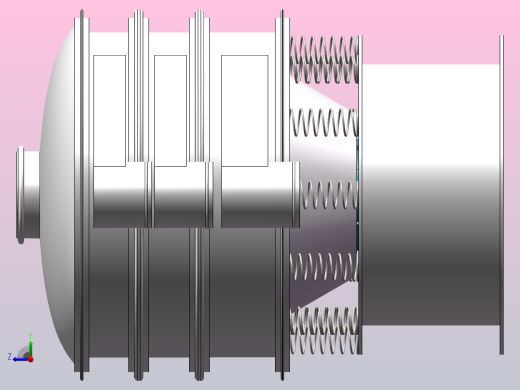 旋振筛3D模型右视缩略图