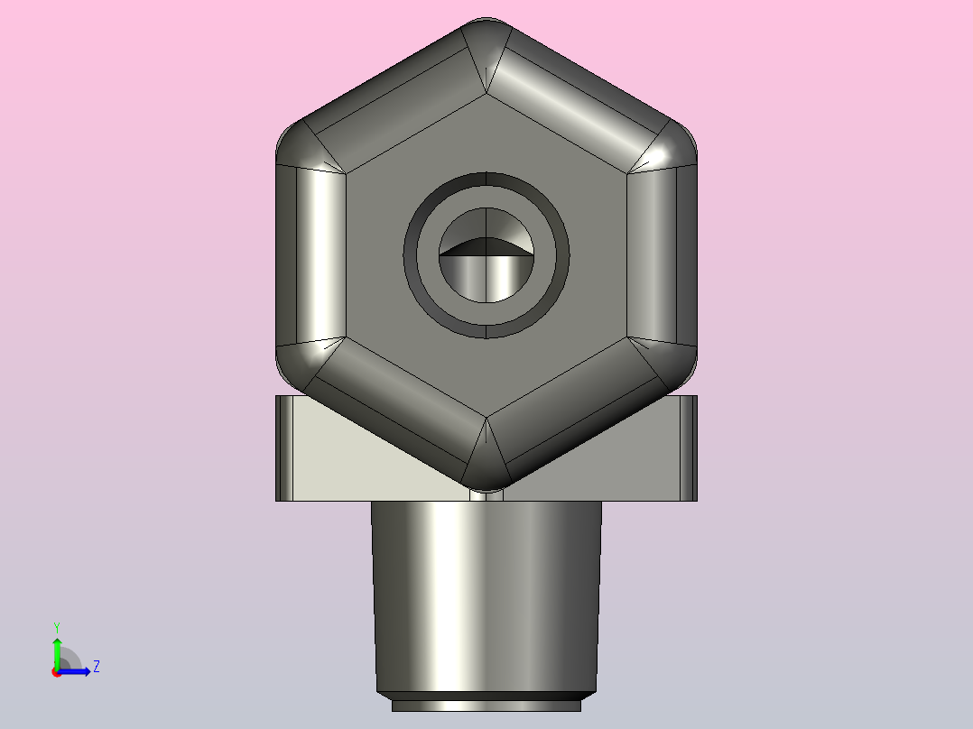 公弯头P4ME2左视图