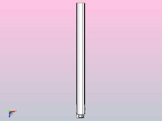 皮带直线轴半封闭可选导轨TPA-HNB-202D-140-L2300-LU-Y-P75-N3俯视缩略图