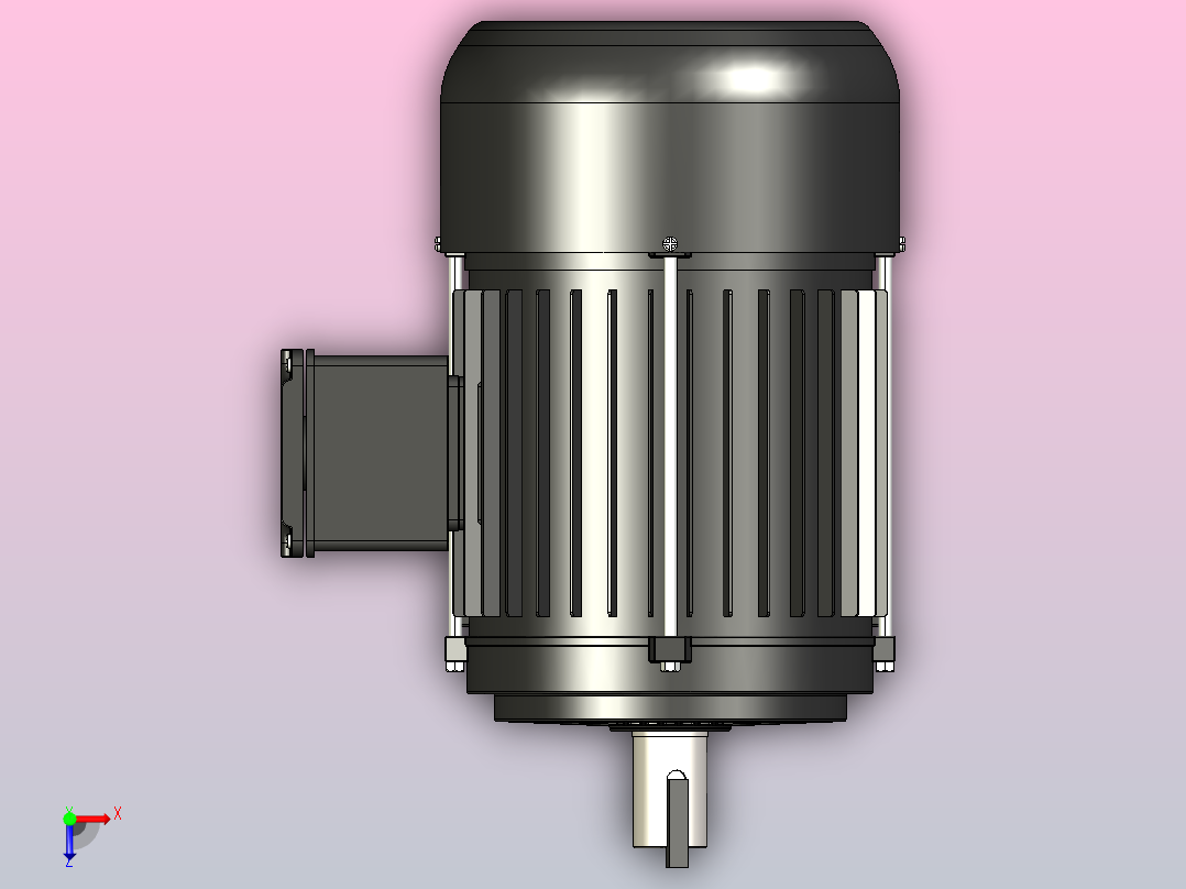 电机 7.5CV 60HZ 4PL俯视图