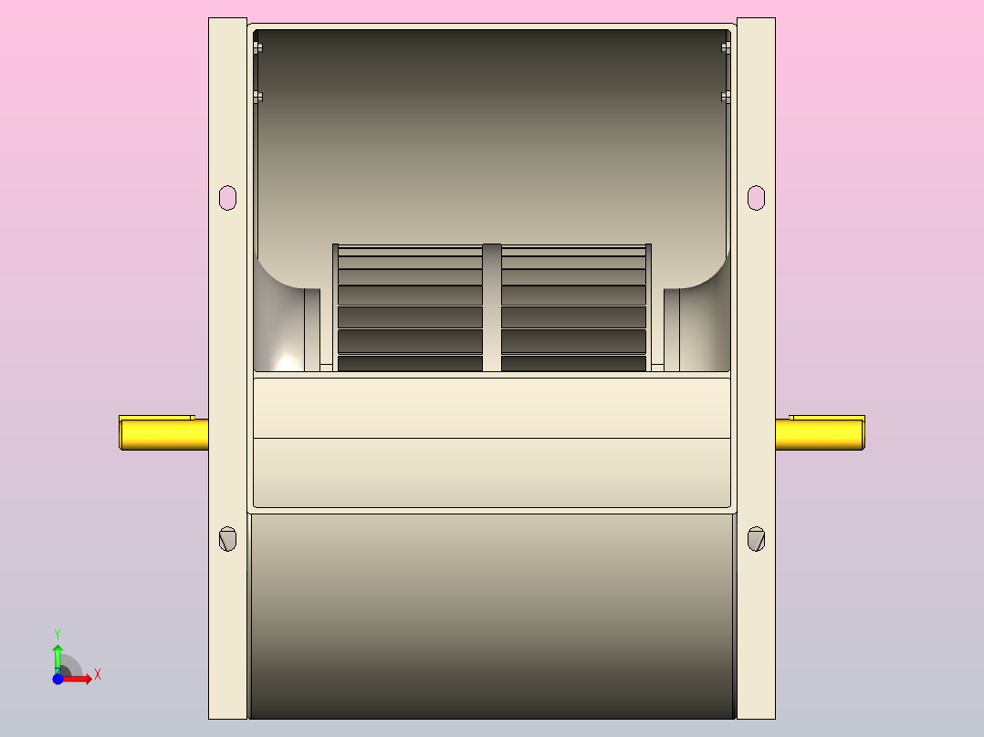 SYD-R离心风机[SYD250 R]前视图