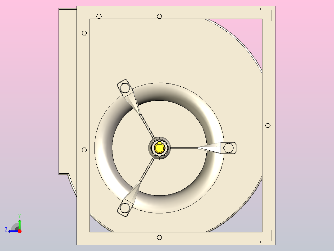 SYD-R离心风机[SYD250 R]右视图