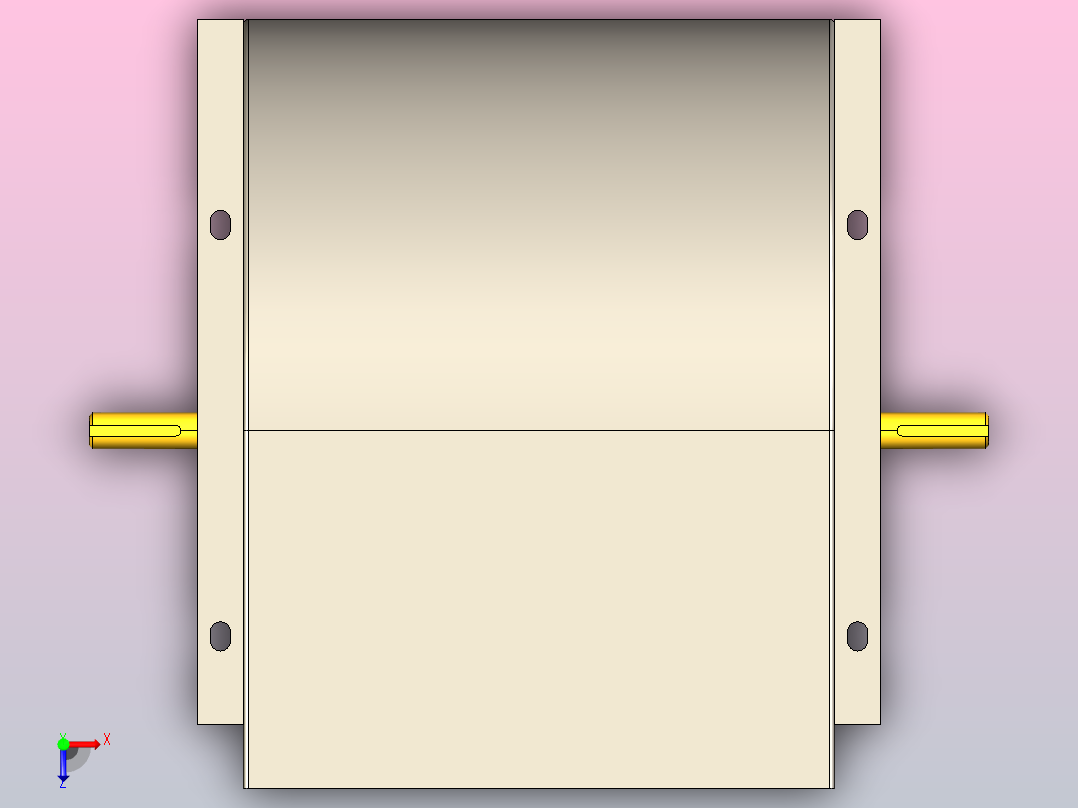 SYD-R离心风机[SYD250 R]俯视图