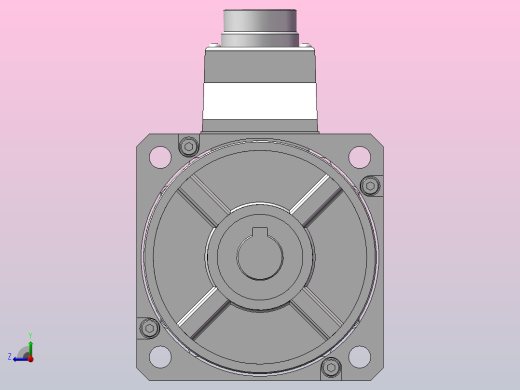 松下伺服电机 MSMF202L1H6 (2000W低惯量增量式有刹车)右视缩略图