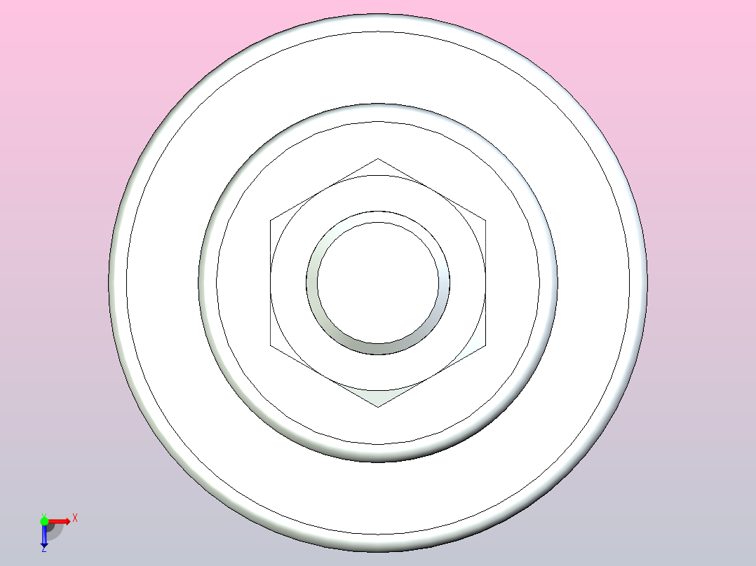 脚杯WAK02-D60-M16-L125俯视图